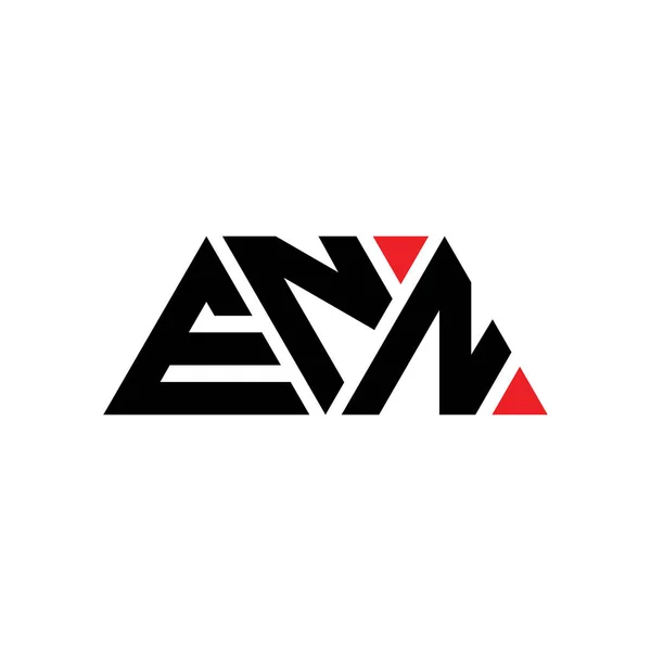 Logo Logo Segitiga Enn Dengan Bentuk Segitiga Desain Logo Segitiga - Stok Vektor