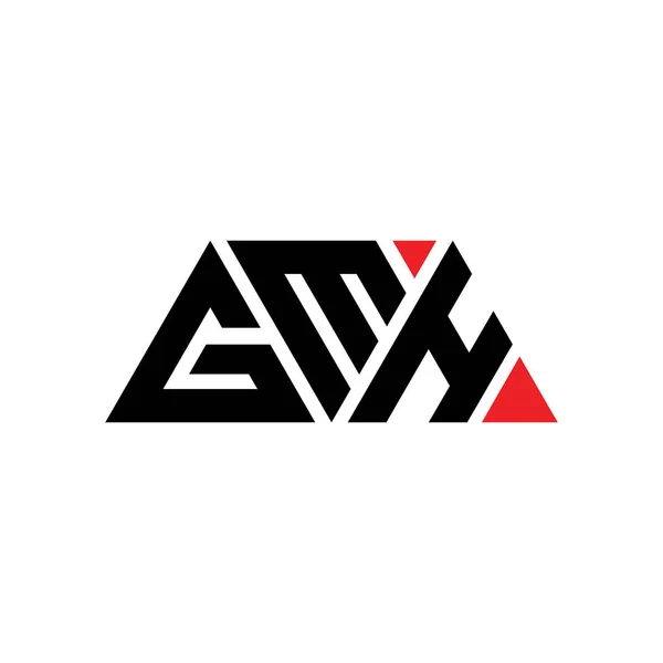 Diseño Del Logotipo Letra Triángulo Gmh Con Forma Triángulo Monograma — Archivo Imágenes Vectoriales
