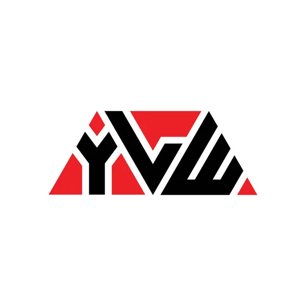 Ylw Desenho Logotipo Letra Triângulo Com Forma Triângulo Monograma Design — Vetor de Stock