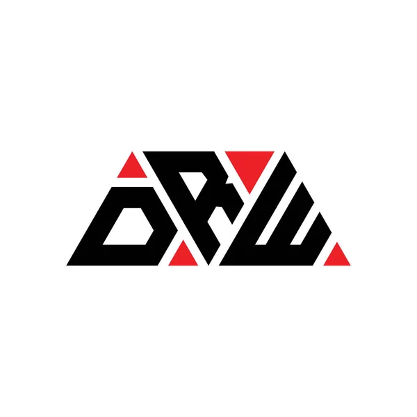 Diseño Del Logotipo Letra Triángulo Drw Con Forma Triángulo Diseño — Vector de stock