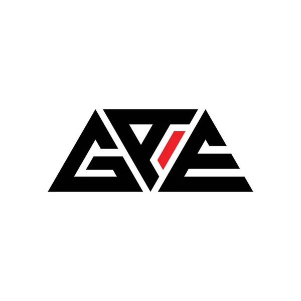Diseño Del Logotipo Letra Del Triángulo Gae Con Forma Triángulo — Archivo Imágenes Vectoriales