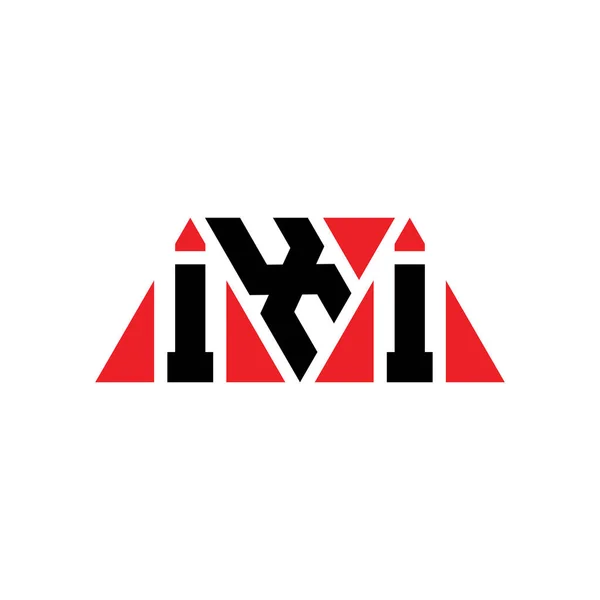 Ixi Triangel Bokstav Logotyp Design Med Triangel Form Ixi Triangel — Stock vektor