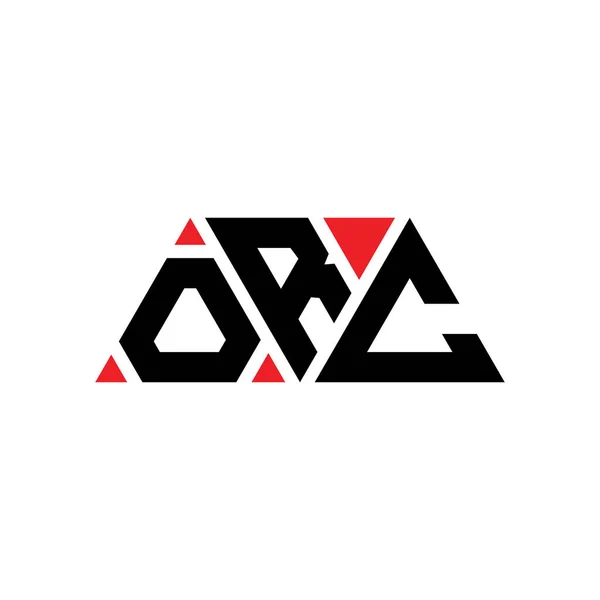 Дизайн Логотипа Треугольника Orc Треугольной Формой Монограмма Рисунка Логотипа Orc — стоковый вектор
