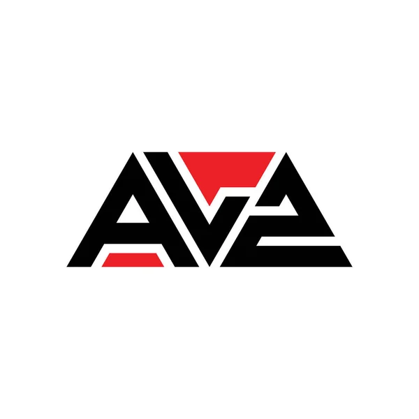 Alz Dreieck Buchstabe Logo Design Mit Dreieck Form Alz Dreieck — Stockvektor