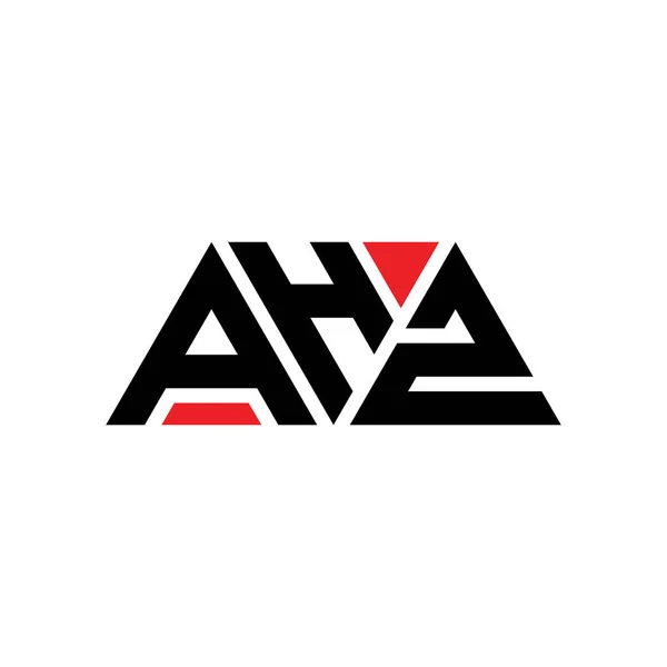 三角形の形をしたAhz三角形の文字ロゴデザイン Ahz三角形のロゴデザインのモノグラム Ahz三角形ベクトルロゴテンプレート Ahz三角形のロゴシンプル エレガントで豪華なロゴ Ahz — ストックベクタ
