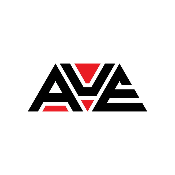 Diseño Del Logotipo Letra Del Triángulo Aue Con Forma Triángulo — Archivo Imágenes Vectoriales