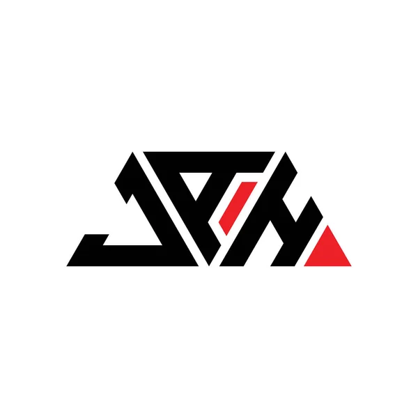 Діаграма Літер Jah Трикутника Формою Трикутника Конструкція Логотипу Jah Трикутника — стоковий вектор