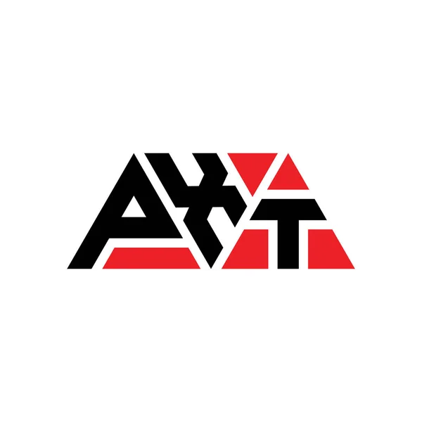Pxt Triangle Lettre Logo Design Avec Forme Triangle Monogramme Design — Image vectorielle