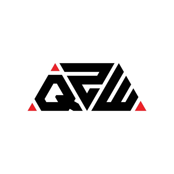 Logo Trójkąta Qzw Kształcie Trójkąta Monografia Logo Trójkąta Qzw Trójkątny — Wektor stockowy