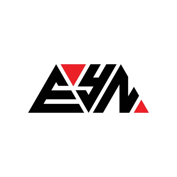Σχεδιασμός Λογότυπου Τριγωνικού Γράμματος Σχήμα Τριγώνου Μονόγραμμα Σχεδιασμού Λογότυπου Eyn — Διανυσματικό Αρχείο