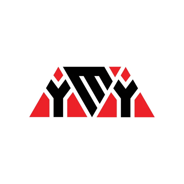 Ymy Desenho Logotipo Letra Triângulo Com Forma Triângulo Ymy Monograma — Vetor de Stock