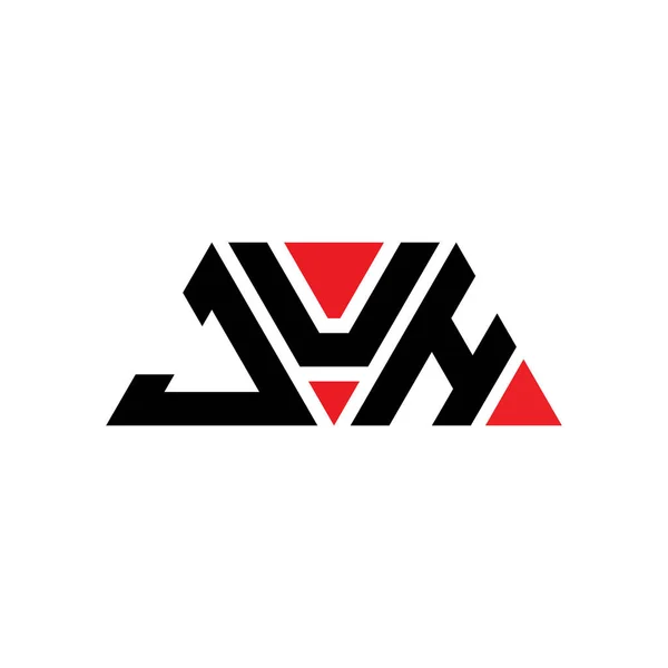 Projeto Logotipo Letra Triângulo Juh Com Forma Triângulo Monograma Projeto — Vetor de Stock