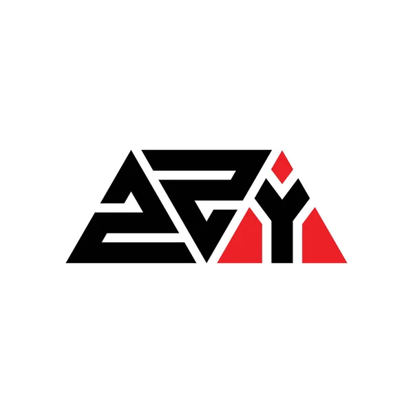 Zzy三角形の文字のロゴデザイン Zzy三角形のロゴデザインモノグラム Zzy三角形ベクトルロゴテンプレート Zzy三角形のロゴシンプルでエレガントな 豪華なロゴ ジジー — ストックベクタ