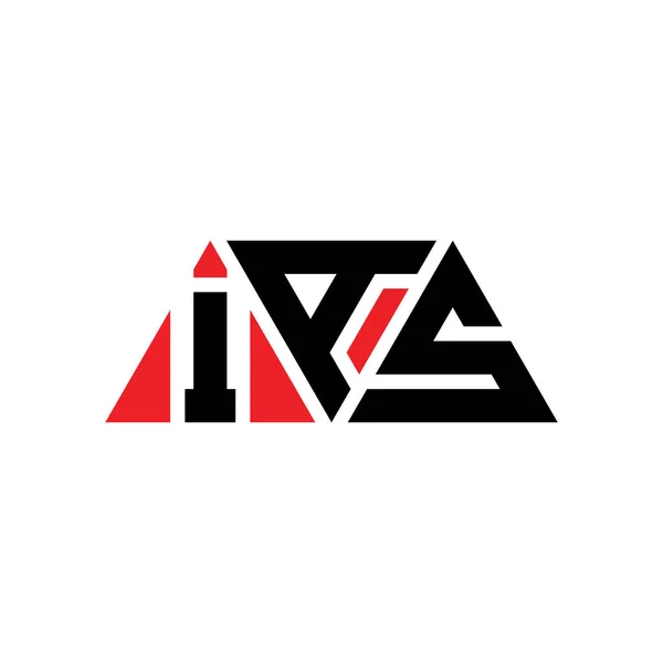 Trójkątny Wzór Logo Litery Ias Kształcie Trójkąta Logo Trójkąta Ias — Wektor stockowy