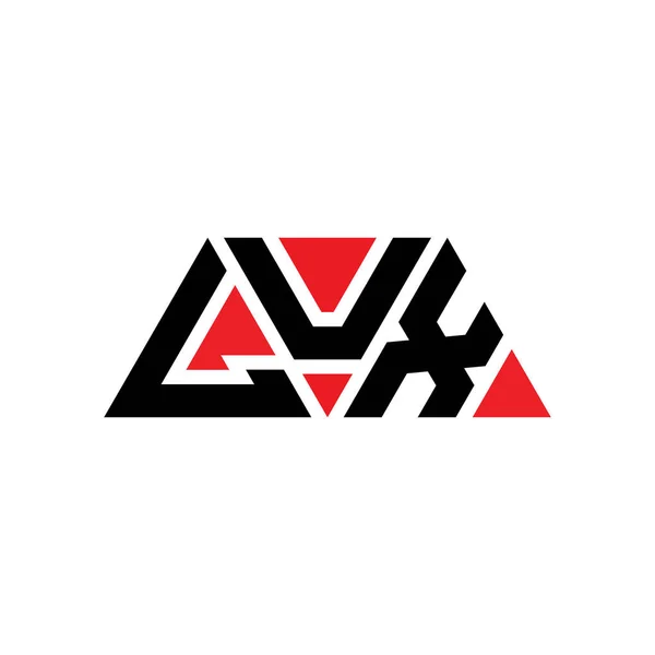 Diseño Del Logotipo Letra Triángulo Lux Con Forma Triángulo Diseño — Archivo Imágenes Vectoriales