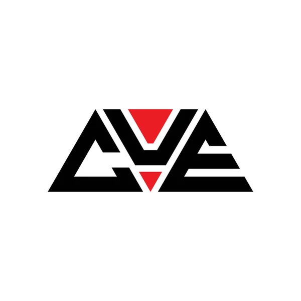 Diseño Del Logotipo Letra Del Triángulo Cue Con Forma Triángulo — Archivo Imágenes Vectoriales