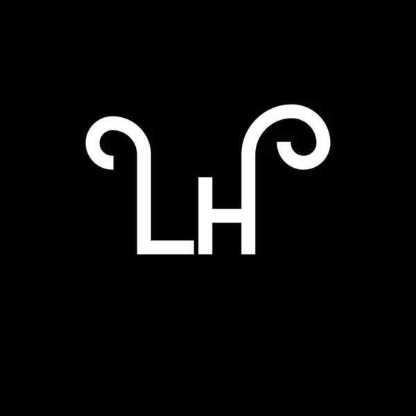 Harf Logosu Tasarımı Harfler Logo Simgesi Soyut Harf Minimal Logo — Stok Vektör