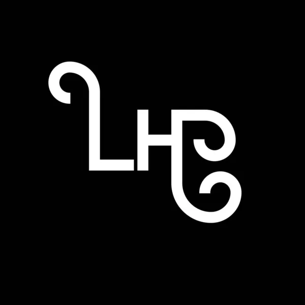 Projekt Logo Listu Początkowe Litery Ikona Logo Litera Abstrakcyjna Minimalny — Wektor stockowy