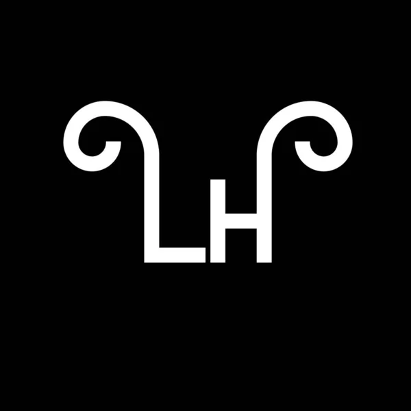 Diseño Del Logotipo Letra Letras Iniciales Icono Del Logotipo Plantilla — Vector de stock