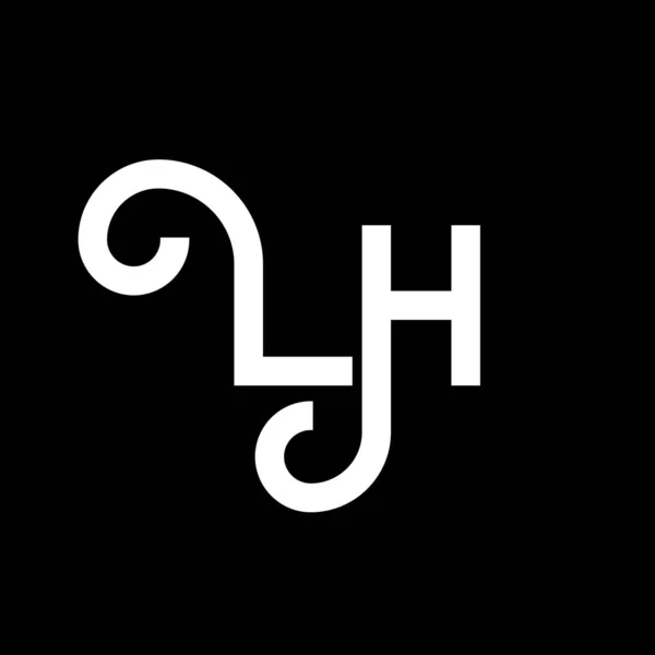 Letter Logo Design Litere Inițiale Pictograma Logo Ului Literă Abstractă — Vector de stoc