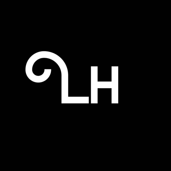 Letter Logo Suunnittelu Alkukirjaimet Logo Kuvake Abstrakti Kirjain Minimaalinen Logo — vektorikuva