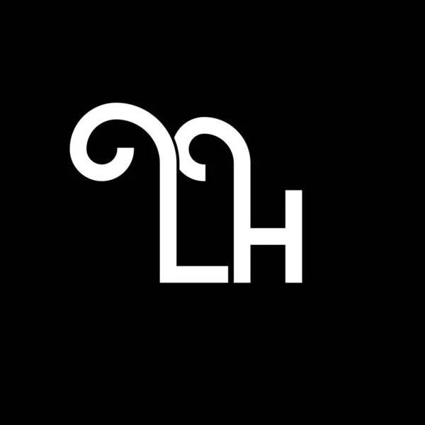 Harf Logosu Tasarımı Harfler Logo Simgesi Soyut Harf Minimal Logo — Stok Vektör