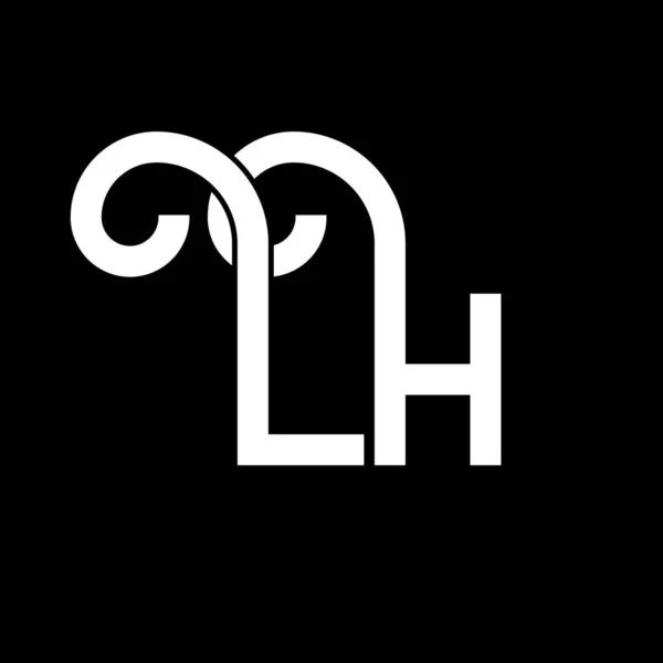 Letter Logo Design Inledande Bokstäver Logotyp Ikon Abstrakt Bokstav Minimal — Stock vektor