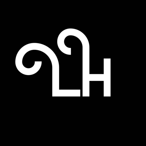 Letter Logo Design Inledande Bokstäver Logotyp Ikon Abstrakt Bokstav Minimal — Stock vektor