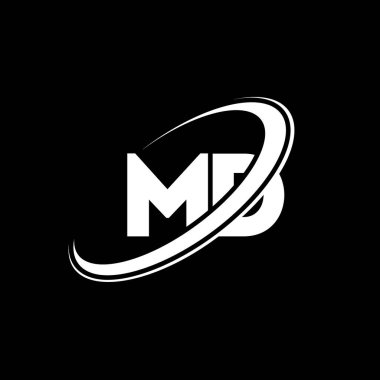 MD M harfli logo tasarımı. İlk harf MD bağlı daire büyük harfli monogram logo kırmızı ve mavi. MD logosu, MD tasarımı. Doktor, ben...