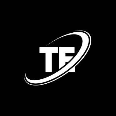 TE T E harf logosu tasarımı. İlk harf TE bağlı daire büyük harf monogram logosu kırmızı ve mavi. TE logosu, T E tasarımı. Evet, evet.