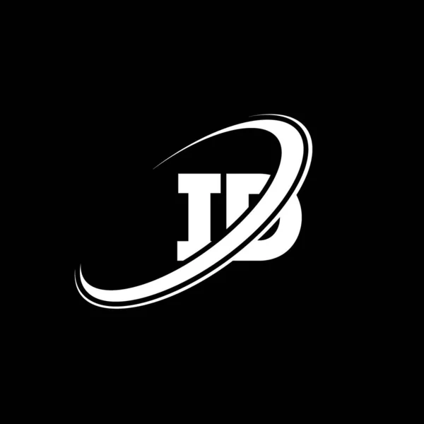 Дизайн Логотипу Літери Початковий Ідентифікатор Літери Пов Язаний Колом Логотипу — стоковий вектор