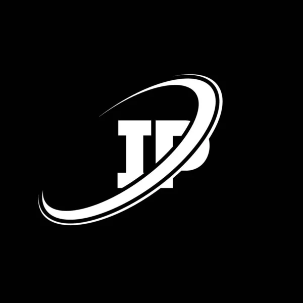 Дизайн Логотипу Літери Початкова Літера Пов Язана Колом Логотип Монограми — стоковий вектор