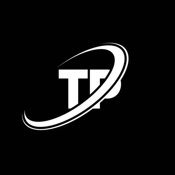 Design Logotipo Letra Carta Inicial Ligado Círculo Maiúscula Monograma Logotipo —  Vetores de Stock