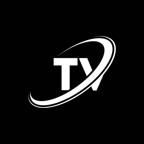 Дизайн Логотипу Літери Початкова Літера Пов Язала Коло Логотипом Монограми — стоковий вектор