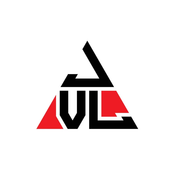 Jvl Triangle Letter Logo Design Triangle Shape Jvl Triangle Logo — Stock Vector
