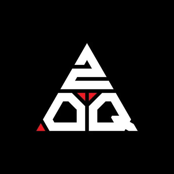 Projeto Logotipo Letra Triângulo Zoq Com Forma Triângulo Monograma Design —  Vetores de Stock