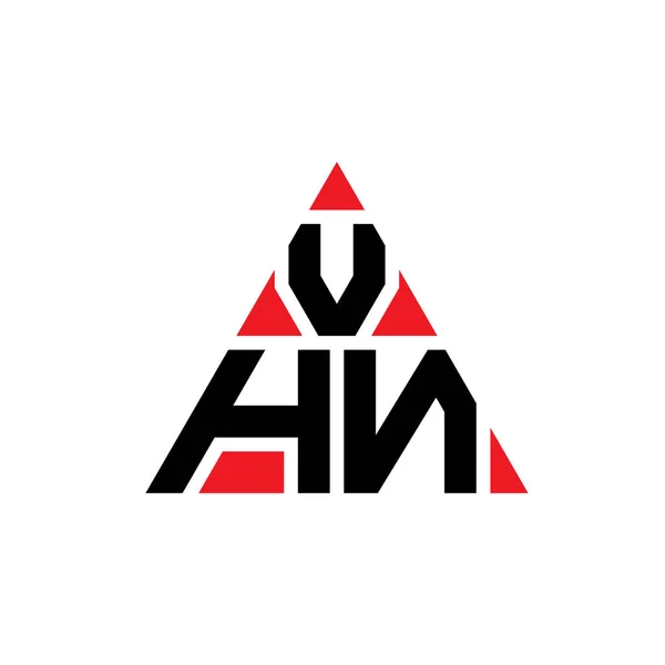 Logo Trójkąta Vhn Kształcie Trójkąta Logo Trójkąta Vhn Projekt Monogram — Wektor stockowy