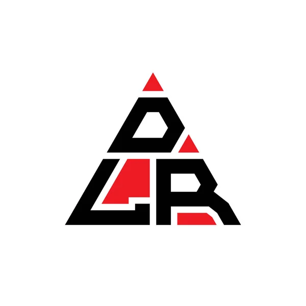 Dlr Triangle Letter Logo Design Triangle Shape Dlr Triangle Logo — Stock Vector