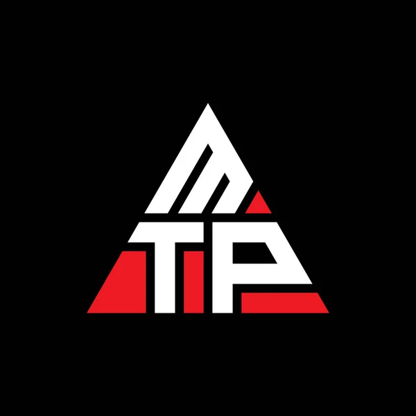 Mtp三角形の文字のロゴデザイン Mtp三角形のロゴデザインモノグラム Mtp三角形ベクトルのロゴテンプレート Mtp三角形のロゴシンプル エレガントで豪華なロゴMtp三角形の文字のロゴデザイン三角形の形をしています Mtp — ストックベクタ