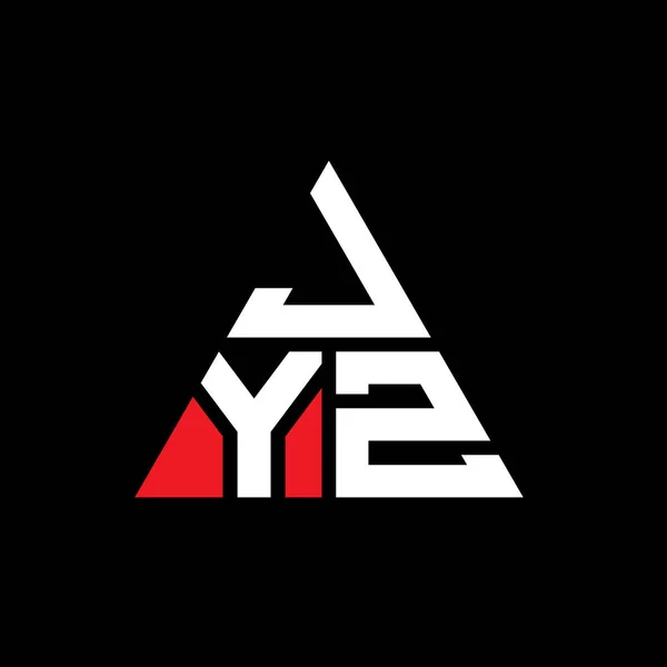 Jyz Triangle Letter Logo Design Triangle Shape Jyz Triangle Logo — Stock Vector