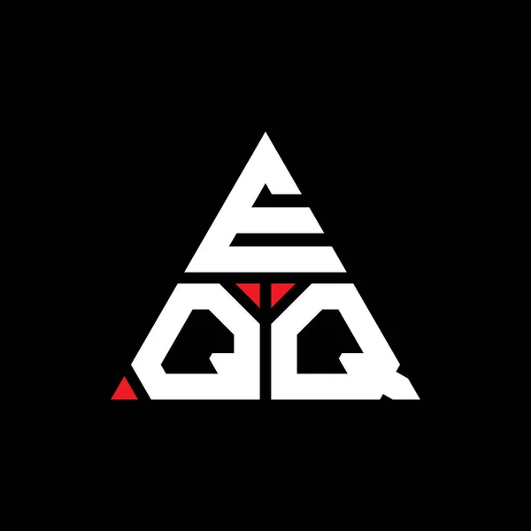 Design Logotipo Letra Triângulo Eqq Com Forma Triângulo Monograma Projeto —  Vetores de Stock