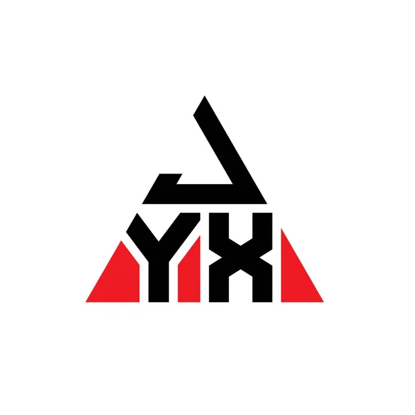 Logo Trójkątnego Trójkąta Jyx Kształcie Trójkąta Logo Trójkąta Jyx Projekt — Wektor stockowy