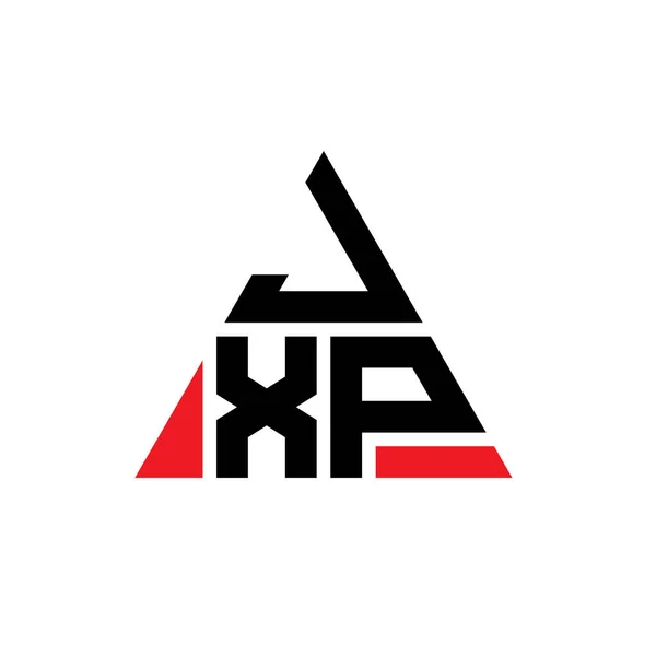 Üçgen Şekilli Jxp Üçgen Harf Logosu Tasarımı Jxp Üçgen Logo — Stok Vektör