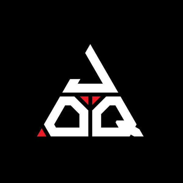 Projeto Logotipo Letra Triângulo Joq Com Forma Triângulo Joq Monograma —  Vetores de Stock