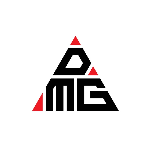 Dmg Triangle Letter Logo Design Triangle Shape Dmg Triangle Logo — Stock Vector