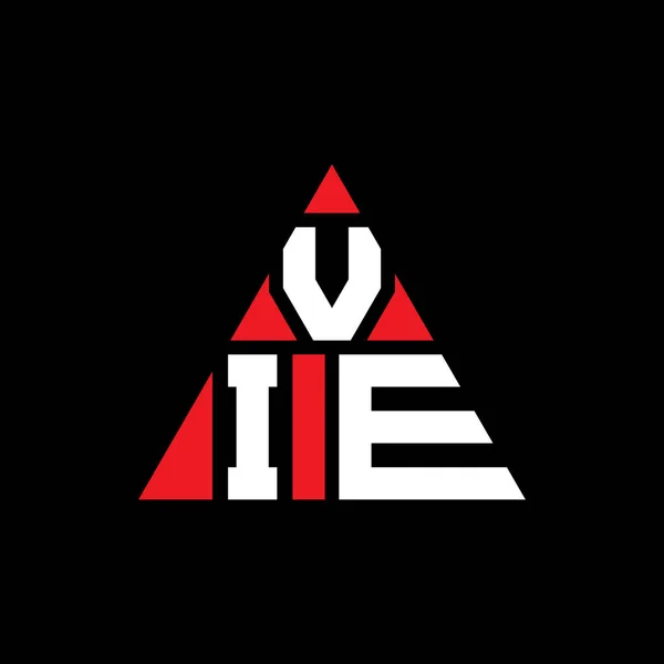 Vie Triangle Letter Logo Design Triangle Shape Vie Triangle Logo — Stock Vector