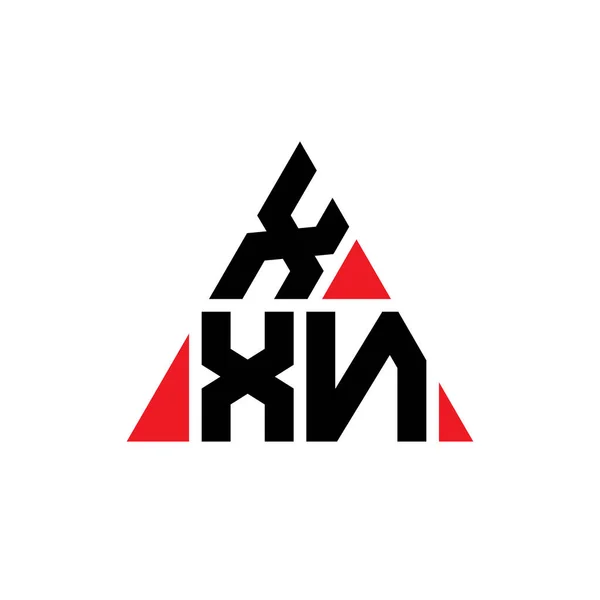 Design Del Logo Della Lettera Triangolo Xxn Con Forma Triangolo — Vettoriale Stock