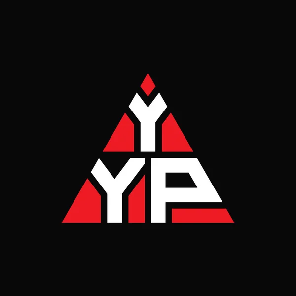 Diseño Del Logotipo Letra Triangular Yyp Con Forma Triángulo Monograma — Archivo Imágenes Vectoriales