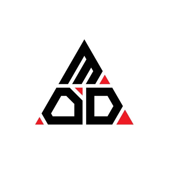Diseño Del Logotipo Letra Triángulo Mod Con Forma Triángulo Diseño — Vector de stock