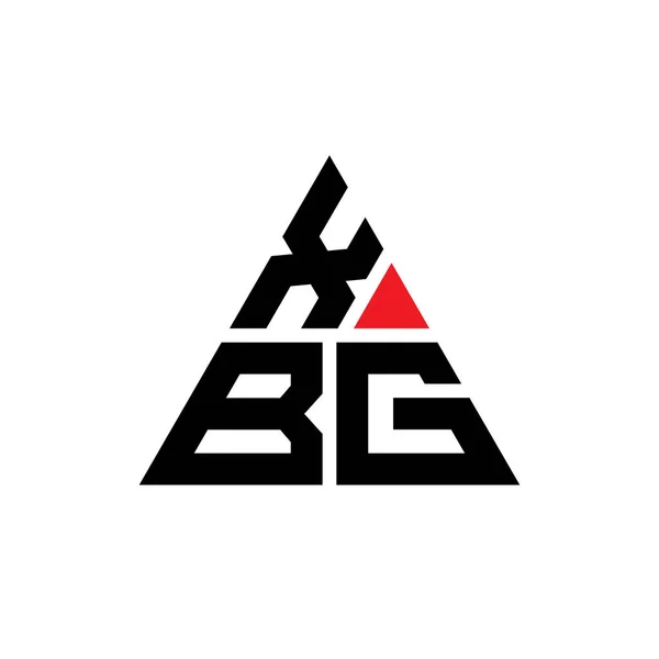 Xbg Dreieck Buchstabe Logo Design Mit Dreieck Form Xbg Dreieck — Stockvektor
